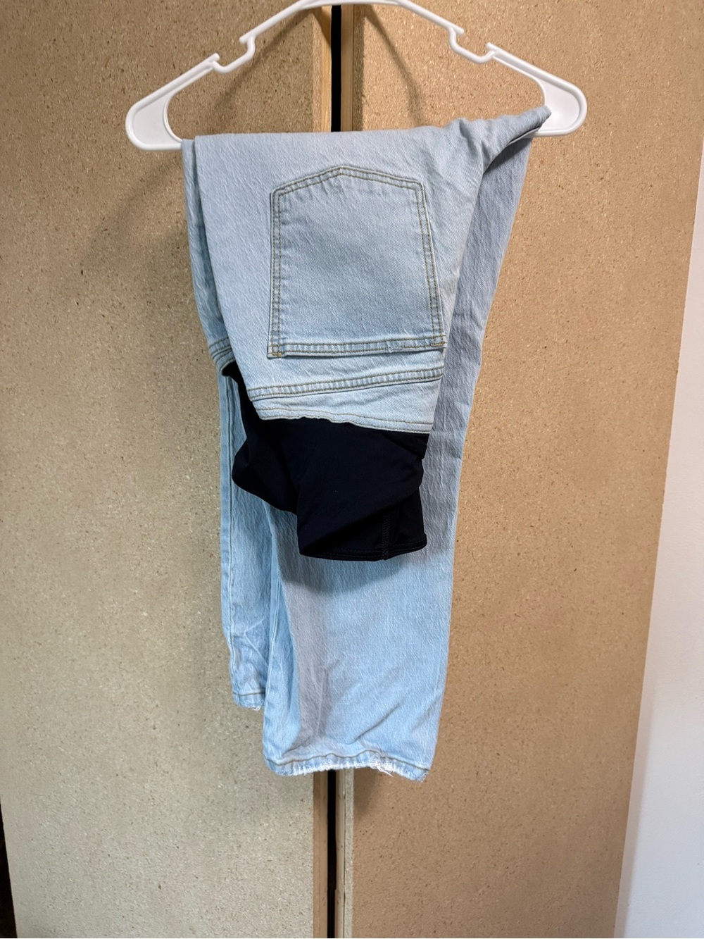 Maternity Vintage Light Blue Straight-Leg Jeans